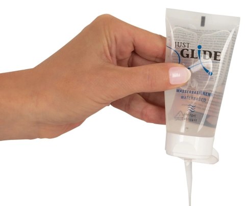 Just Glide Lubrykant na bazie wody 50 ml wegański, bezzapachowy Just Glide Lubrykant na bazie wody 50 ml wegański, bezzapachowy