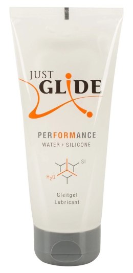 Just Glide Performance żel intymny wodno-silikonowy 200ml medyczny