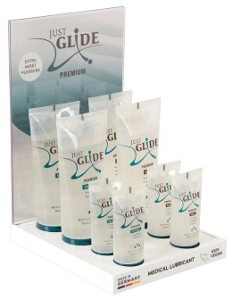 Just Glide Premium Zestaw 10x Lubrykantow Wegańskich Ekspozytor