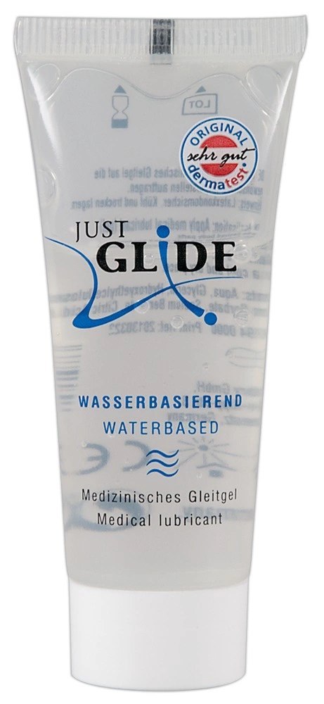 Just Glide Waterbased Żel Nawilżający 20ml Wegański Bez Smaku Just Glide Waterbased Żel Nawilżający 20ml Wegański Bez Smaku