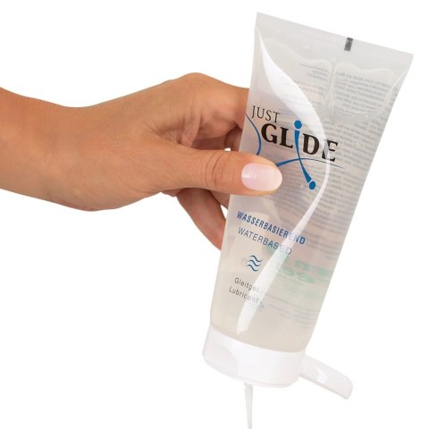 Just Glide Wegański Żel Nawilżający na Bazie Wody 200ml - Hipoalergiczny Just Glide Wegański Żel Nawilżający na Bazie Wody 200ml - Hipoalergiczny