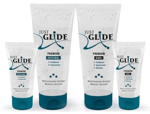 Just Glide Zestaw Lubrykantow Premium & Premium Anal 50ml + 200ml Just Glide Zestaw Lubrykantow Premium & Premium Anal 50ml + 200ml