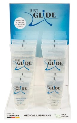 Just Glide Zestaw Prezentacyjny 10x Żel Intymny Wegański 50ml/200ml