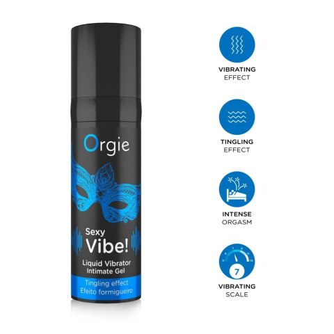 Orgie Liquid Vibrator żel intymny stymulujący 15 ml Orgie Liquid Vibrator żel intymny stymulujący 15 ml