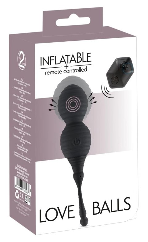 RC Inflatable Piłeczki Treningowe z Pompką i Pilotem, silikon, 98g