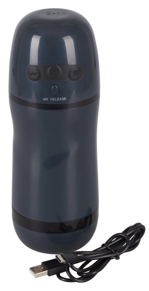 Rebel Intimate Device Vibration & Suction Czarny 21,8 cm - podręczny model Rebel Intimate Device Vibration & Suction Czarny 21,8 cm - podręczny model