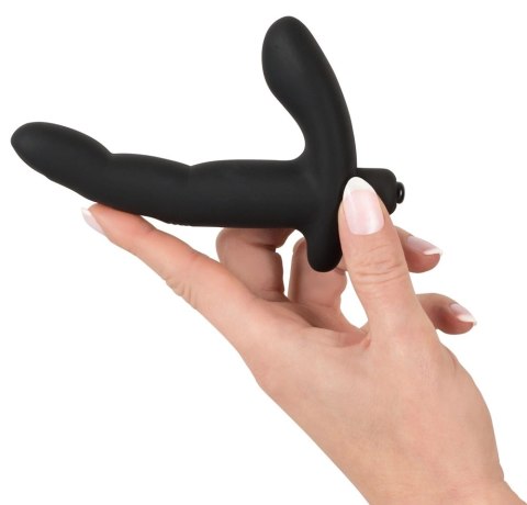 Rebel Wibrator Elastyczny Czarny do Masażu Prostaty i Punktu-G 13,8 cm Rebel Wibrator Elastyczny Czarny do Masażu Prostaty i Punktu-G 13,8 cm