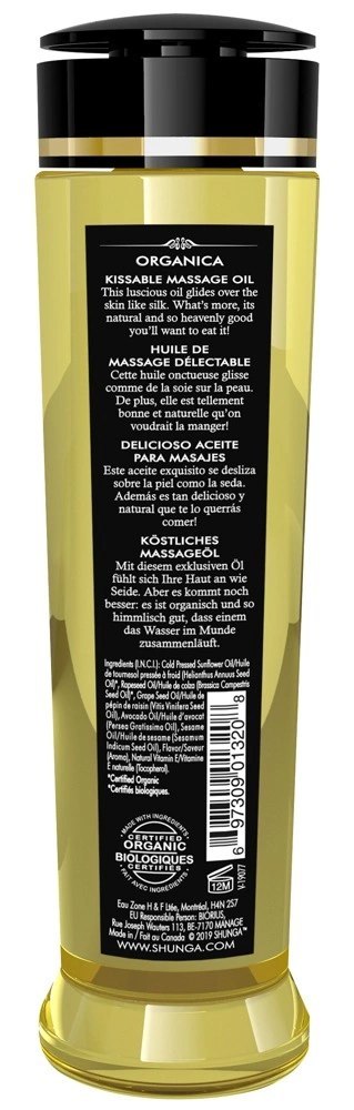 Shunga Organica Olejek do Masażu Klonowy 240ml Naturalny Wegański Shunga Organica Olejek do Masażu Klonowy 240ml Naturalny Wegański