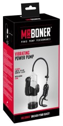 Mr Boner Pompka Wibracyjna Przezroczysta, Cylinder 24,5 cm