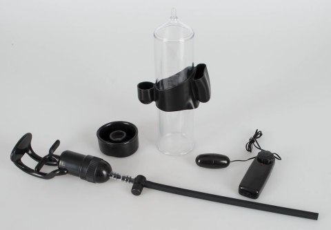 Mr Boner Pompka Wibracyjna Przezroczysta, Cylinder 24,5 cm Mr Boner Pompka Wibracyjna Przezroczysta, Cylinder 24,5 cm