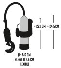 Mr Boner Pompka Wibracyjna Przezroczysta, Cylinder 24,5 cm