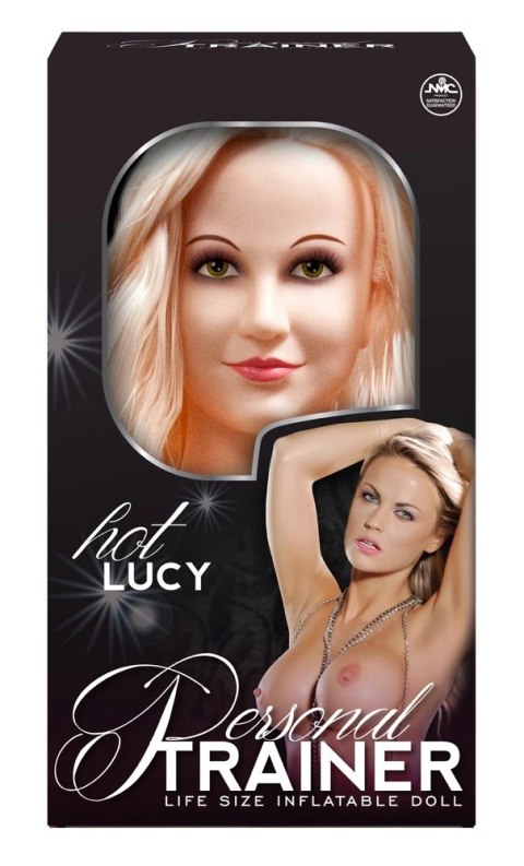 NMC Lucy Siedząca lalka dmuchana blond, wyjmowany wkład anatomiczny 132cm NMC Lucy Siedząca lalka dmuchana blond, wyjmowany wkład anatomiczny 132cm