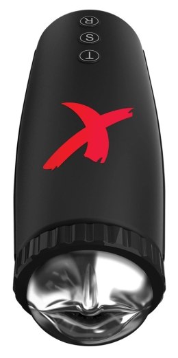 PDX Elite Moto Bator - Automatyczna maszyna intymna z funkcją ssania i wstrząsow, 22,7 cm