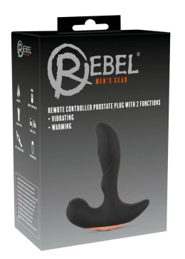 Rebel RC Prostate Plug - Masażer Prostaty, Podgrzewany, Zdalny Pilot, 13,6 cm