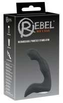 Rebel Stymulator Prostaty z Reduktorem Krocza 10 Trybow Czarny 14,3cm