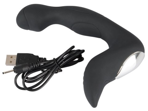 Rebel Stymulator Prostaty z Reduktorem Krocza 10 Trybow Czarny 14,3cm Rebel Stymulator Prostaty z Reduktorem Krocza 10 Trybow Czarny 14,3cm