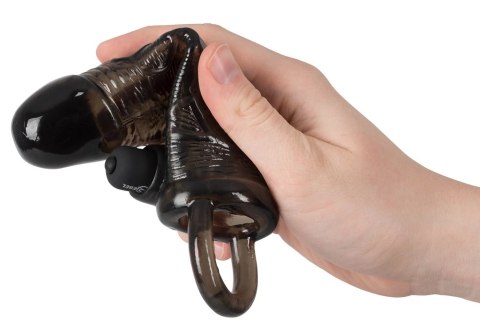 Rebel Wibrująca Nakładka 19cm z Pierścieniem - System Wibracyjny Rebel Wibrująca Nakładka 19cm z Pierścieniem - System Wibracyjny