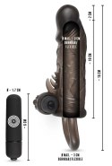 Rebel Wibrująca Osłona Intymna z Pierścieniem Anatomicznym 16cm