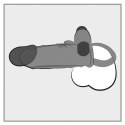 Rebel Wibrująca Osłona Intymna z Pierścieniem Anatomicznym 16cm