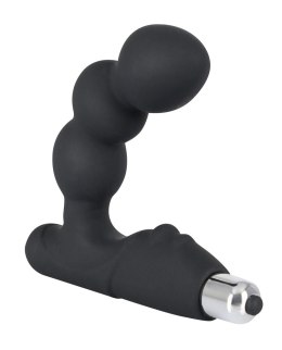 Rebel Zakrzywiony stymulator prostaty kulisty czarny silikonowy 14 cm
