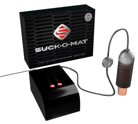 Suck-O-Mat System Intymny Hands Free Interwałowy, 25 Trybow, Czarny Suck-O-Mat System Intymny Hands Free Interwałowy, 25 Trybow, Czarny