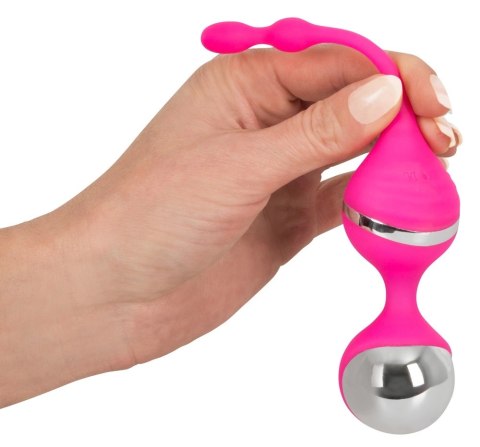 Sweet Smile Kule Treningowe Rożowe 10 Trybow Wibracji USB 18cm Sweet Smile Kule Treningowe Rożowe 10 Trybow Wibracji USB 18cm