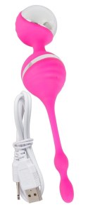 Sweet Smile Kule Treningowe Rożowe 10 Trybow Wibracji USB 18cm