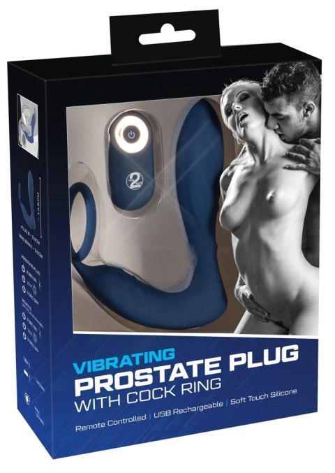 You2Toys Prostata model analny z pilotem 10 trybow wibracji czarny