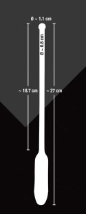 You2Toys Silikonowy ekspander cewki moczowej 27cm z wibracjami, czarny