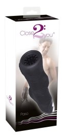 Close2You Paso - system wibracyjny czarny, 24,5 cm, silikonowy