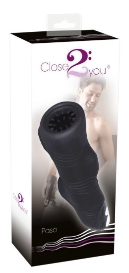 Close2You Paso - system wibracyjny czarny, 24,5 cm, silikonowy