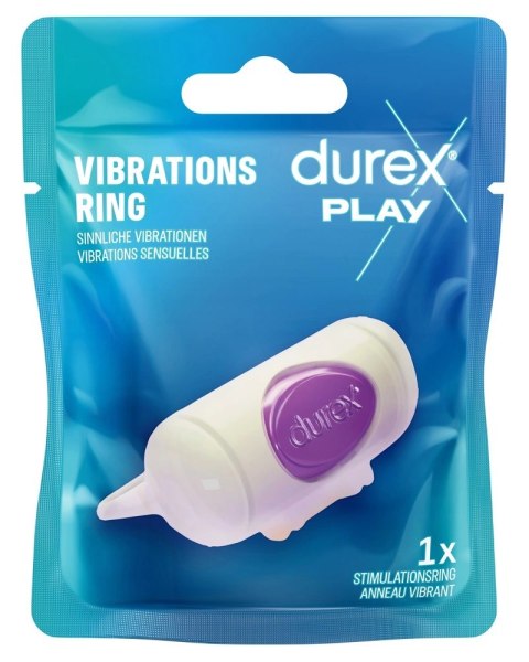 Durex Pleasure Ring - Wibrujący silikonowy pierścień jednorazowy