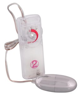 You2Toys Jajko Wibrujące Srebrne z Panelem Sterowania ABS 6cm