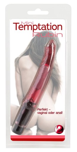 You2Toys Temptation przezroczysty czerwony, 16 cm, regulacja wibracji