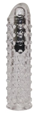 You2Toys - Transparentna nakładka powiększająca z wibracją 17 cm