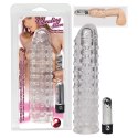 You2Toys - Transparentna nakładka powiększająca z wibracją 17 cm