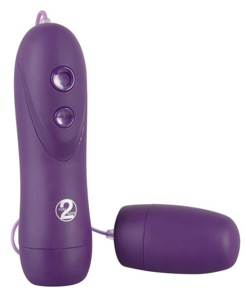You2Toys Vibro Egg 10-stopniowe jajko wibrujące z pilotem, czarne You2Toys Vibro Egg 10-stopniowe jajko wibrujące z pilotem, czarne