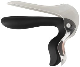 Bad Kitty Speculum LED z wibracją i regulacją, silikonowy 13,7cm