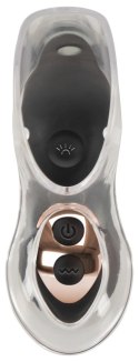 Bad Kitty Speculum LED z wibracją i regulacją, silikonowy 13,7cm