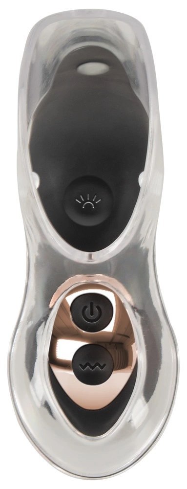 Bad Kitty Speculum LED z wibracją i regulacją, silikonowy 13,7cm Bad Kitty Speculum LED z wibracją i regulacją, silikonowy 13,7cm