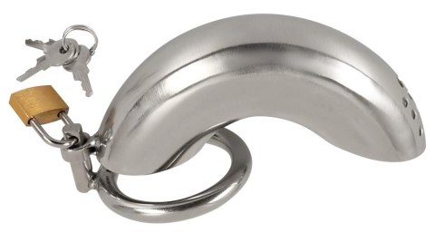 Fetish Collection Chastity Cage I - stalowa klatka z zamkiem, 13,5 cm Fetish Collection Chastity Cage I - stalowa klatka z zamkiem, 13,5 cm