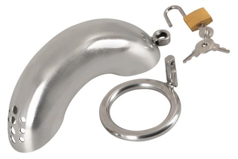 Fetish Collection Chastity Cage I - stalowa klatka z zamkiem, 13,5 cm Fetish Collection Chastity Cage I - stalowa klatka z zamkiem, 13,5 cm