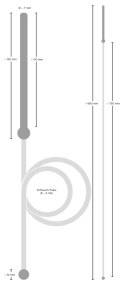 Penisplug Hollow Piss To Mouth - system intymny z rurką 88 cm