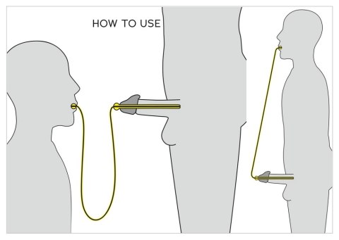 Penisplug Hollow Piss To Mouth - system intymny z rurką 88 cm Penisplug Hollow Piss To Mouth - system intymny z rurką 88 cm