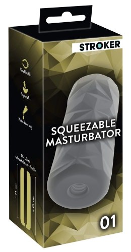 Stroker Handy Squeezable 01 - model ręczny, elastyczny, 15 cm