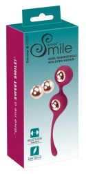 Sweet Smile Love Balls Training - zestaw kulek treningowych Kegla z wymiennymi obciążnikami, silikon