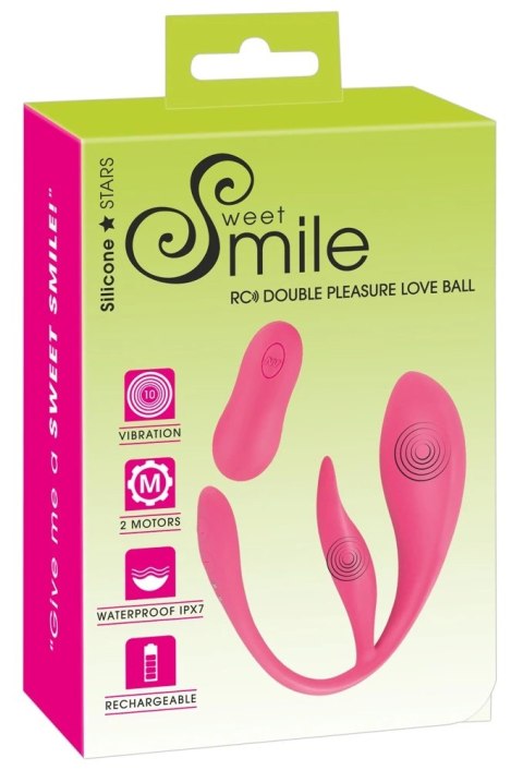 Sweet Smile RC Double Pleasure Love Ball jajko z pilotem wodoodporne