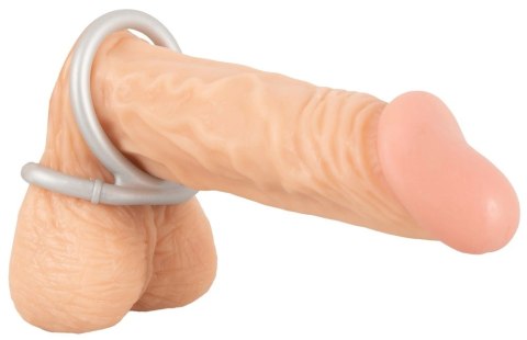 You2Toys Metallic Silicone - podwojny anatomiczny pierścień silikonowy You2Toys Metallic Silicone - podwojny anatomiczny pierścień silikonowy