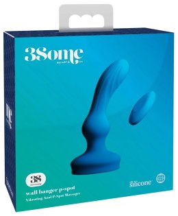 3Some Zakrzywiony Wibrator Prostaty i Punktu G z Pilotem, Czarny 14,2 cm