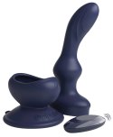 3Some Zakrzywiony Wibrator Prostaty i Punktu G z Pilotem, Czarny 14,2 cm